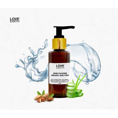Love Earth: Hair Cleanser Organic Aloe Vera - 100ml