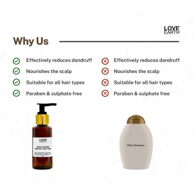 Love Earth: Hair Cleanser Organic Aloe Vera - 100ml