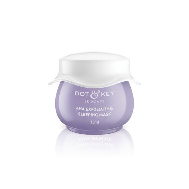 Dot & Key: Aha Exfoliating Sleeping Mask 12% Lactic + 2% Hyaluronic - 15ml