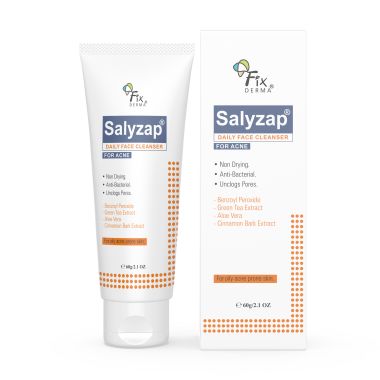 Fixderma	: Salyzap Face Cleanser - 60gm