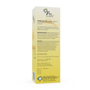 Fixderma	: Shadow SPF 30+ Gel - 75gm