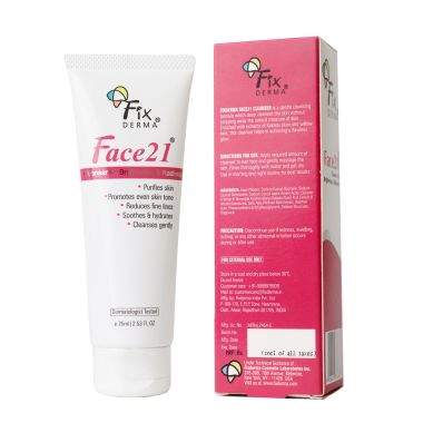 Fixderma	: Face 21 Cleanser - 75ml