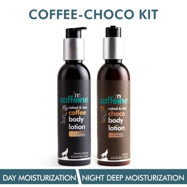 mCaffeine: Coffee & Choco Kit - Day & Night Deep Moisturization - 400ml