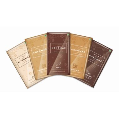 Kokomae: Hamper with 5 Signature Bars - 250 gm