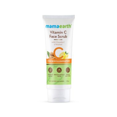 Mamaearth: Vitamin C Face Scrub with Vitamin C and Walnut - 100gm