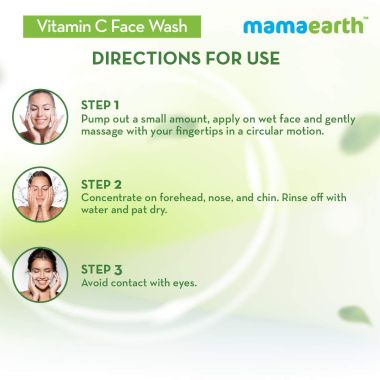 Mamaearth: Vitamin C Face Wash with Vitamin C and Turmeric for Skin Illumination - 250ml
