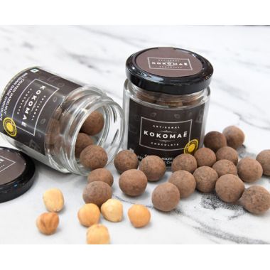 Kokomae: Hazelnut in Belgian Dark Chocolate - 65 gm