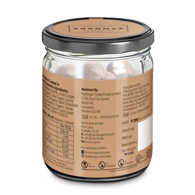 Kokomae: Cashew Praline in Dark Chocolate - 75 gm