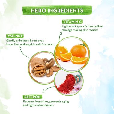 Mamaearth: Vitamin C Face Scrub with Vitamin C and Walnut - 100gm