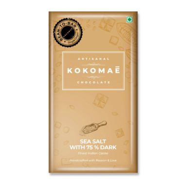 Kokomae: Indian Single Origin Sea Salt 75% Dark - 50 gm