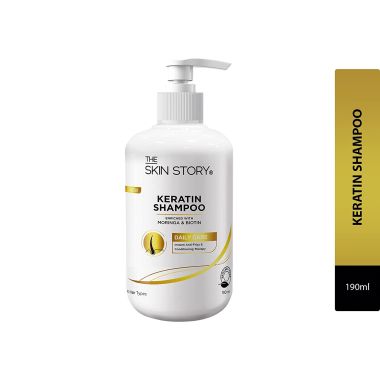 The Skin Story: Keratin Shampoo - Instant Anti -Frizz - 190ml