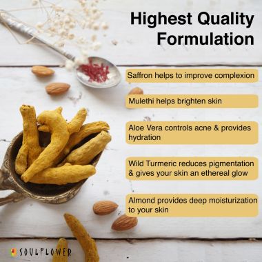Soulflower: Herbal Kumkumadi Face Wash - 120ml