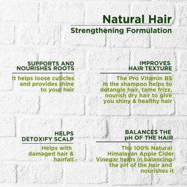 Soulflower: Pro Vitamin B5 1% Apple Cider Vinegar Glossing Shampoo - 300ml