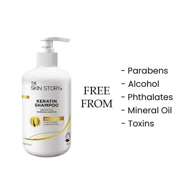 The Skin Story: Keratin Shampoo - Instant Anti -Frizz - 190ml