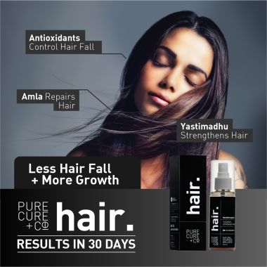 PURECURE+CO: Hair Neelibringadi Oil - 100ml