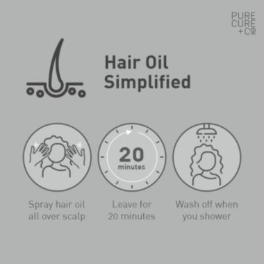 PURECURE+CO: Hair Neelibringadi Oil - 100ml