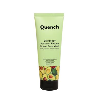 Quench Botanics: Bravocado Pollution Rescue Cream Face Wash - 100ml