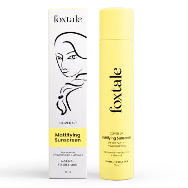 Foxtale: CoverUp SPF 50+ PA++++ Broad Spectrum Matte Sunscreen - 50ml