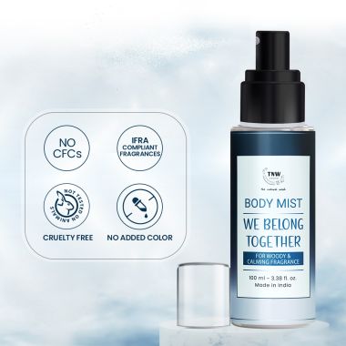 TNW - The Natural Wash: We Belong Together Body Mist For Woody & Calming Fragrance - 100ml