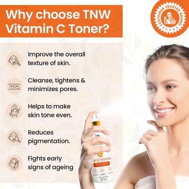 TNW - The Natural Wash: Vitamin C Toner (Minimizes Pores & Improves Skin's Texture)- 100ml