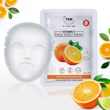 TNW - The Natural Wash: Vitamin C Face Sheet Mask (Skin Repairing &...