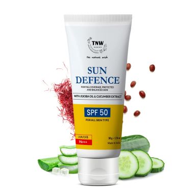TNW - The Natural Wash: Sun Defence SPF 50 Cream (Paraben Free) - 50gm