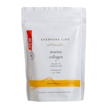 EVERPURE LIFE: Marine Collagen with Vitamin C & Hyaluronic Acid - 200 gm