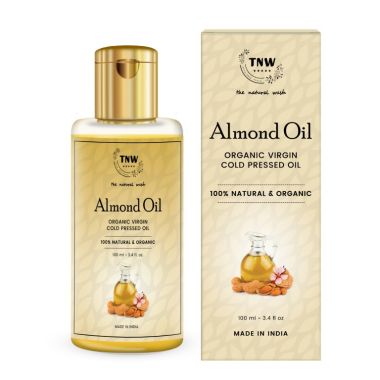TNW - The Natural Wash: Virgin Almond Oil (Cold Pressed Oil For Skin & Hair) - 100ml