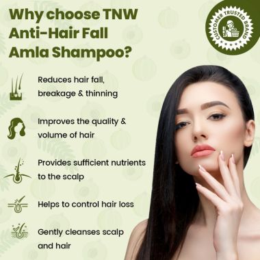 TNW - The Natural Wash: Amla Shampoo (Reduces Hair Fall & Breakage) - 200ml