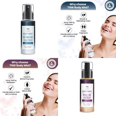TNW - The Natural Wash: Body Mist Combo - Pull me Closer 100ml & We Belong Together 100ml