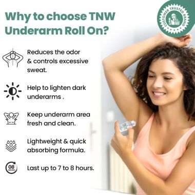 TNW - The Natural Wash: Underarm Roll On Deodorant For Women (Prevents Darkness) - 50ml