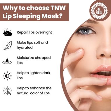 TNW - The Natural Wash: Lip Sleeping Mask For Repairing Chapped Lips- 10gm