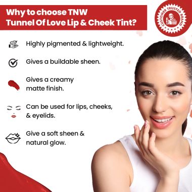 TNW - The Natural Wash: Lip & Cheek Tint - Tunnel Of Love
