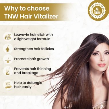 TNW - The Natural Wash: Hair Vitalizer For Healthy & Strong Hair - 50ml