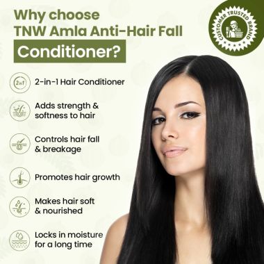 TNW - The Natural Wash: Amla Anti-Hairfall Conditioner (Helps Strengthen, Repair & Nourish Hair) - 200ml