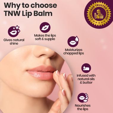 TNW - The Natural Wash: Beetroot Lip Balm - (Ayurvedic & Paraben-Free)- 5gm