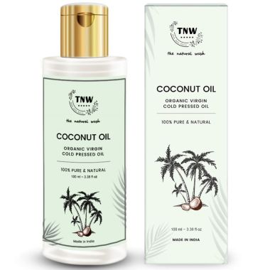 TNW - The Natural Wash: Pure Coconut Oil - Cold Pressed Oil For Skin & Hair...