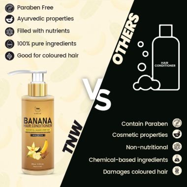 TNW - The Natural Wash: Banana Hair Conditioner (Nourishes Dull, Damaged & Frizzy Hair) - 200ml