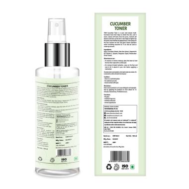 TNW - The Natural Wash: Cucumber Toner (Toner & Makeup Remover) - 100ml