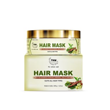 TNW - The Natural Wash: Amla Hair Mask With Brahmi & Shikakai - 200gm