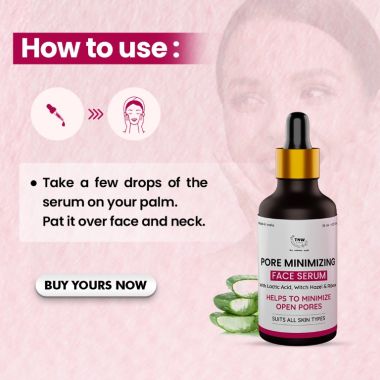 TNW - The Natural Wash: Pore Minimizing Face Serum For Tightening Pores - 15ml