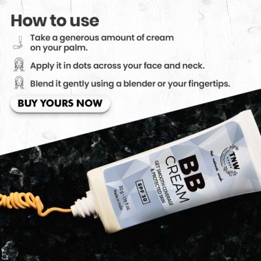 TNW - The Natural Wash: Ayurvedic BB Cream With Spf 30 (Ayurvedic & Paraben Free) - 30gm