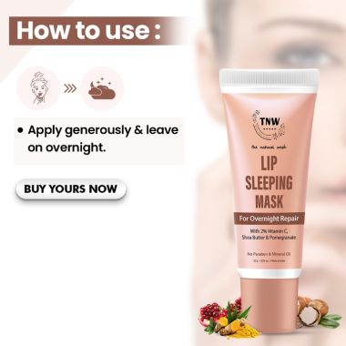 TNW - The Natural Wash: Lip Sleeping Mask For Repairing Chapped Lips- 10gm