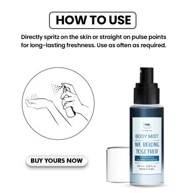 TNW - The Natural Wash: We Belong Together Body Mist For Woody & Calming Fragrance - 100ml