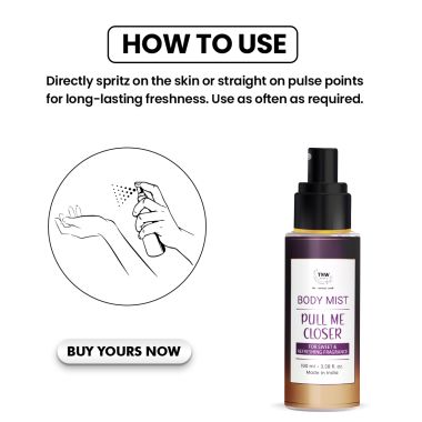 TNW - The Natural Wash: Pull Me Closer Body Mist For Sweet & Refreshing Fragrance - 100ml