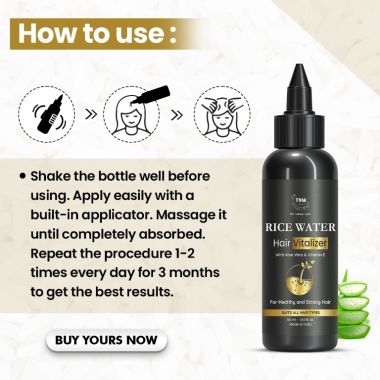 TNW - The Natural Wash: Hair Vitalizer For Healthy & Strong Hair - 50ml