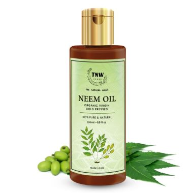 TNW - The Natural Wash: Neem Oil - Cold Pressed Oil For Skin & Hair (Pure & Natural) - 100ml