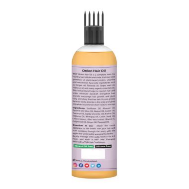 TNW - The Natural Wash: Onion Hair Oil For Faster Hair Growth & Complete Nourishment - 100ml