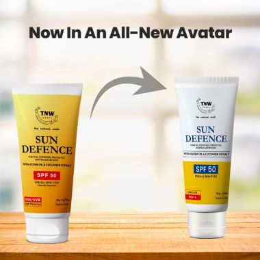 TNW - The Natural Wash: Sun Defence SPF 50 Cream (Paraben Free) - 100ml