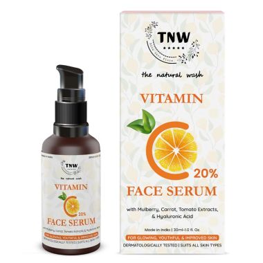 TNW - The Natural Wash: Vitamin C Face Serum For Glowing, Youthful & Improved Skin - 30ml